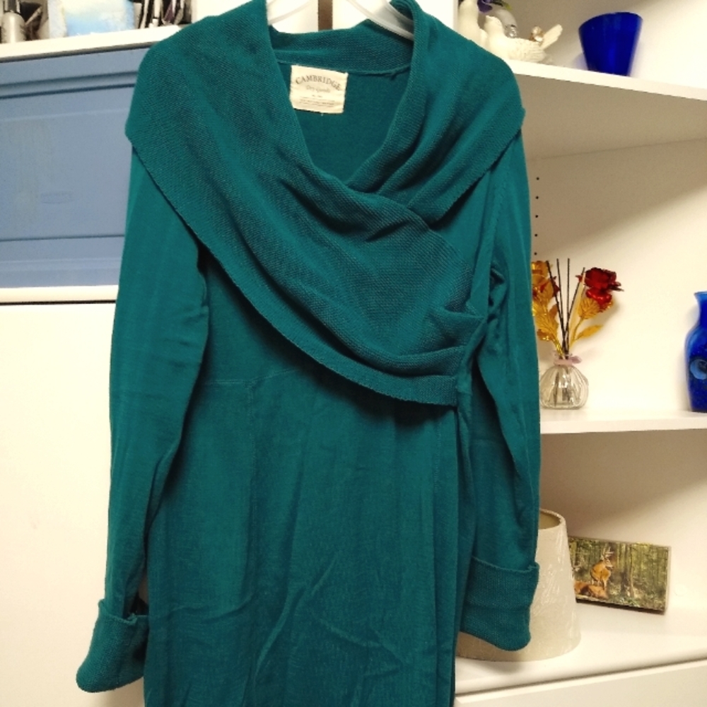 NWOT Dark Teal sweater dress